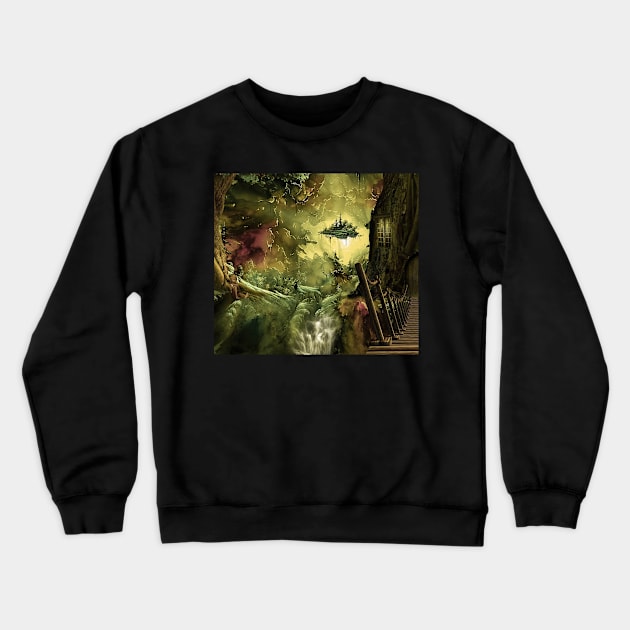 Fantastic Forest I. Crewneck Sweatshirt by Pirikiti +